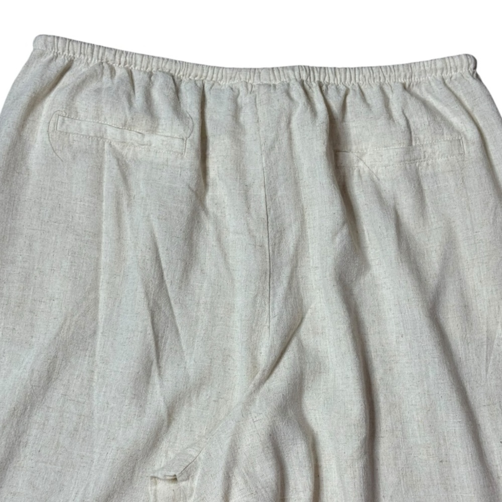 Song Of Style By Aimee Song Wide-Leg Linen Blend Drawstring Pants size XL NWOT - Picture 4 of 10